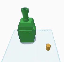 Minecraft potion bottle