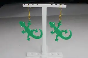 Iguana or Gecko Earring with eyes