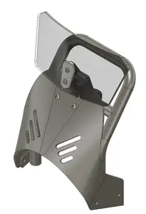 Royal Enfield Himalayan BS4 wind deflector and windshield extension kit