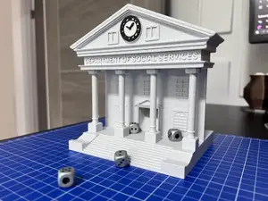 Back To The Future Dice Tower - Hill Valley Clock Tower