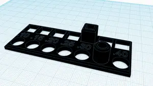 Printer Tolerance Test - Optimized, Faster Print and Less Filament