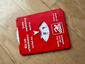 Winter swimmer time disk