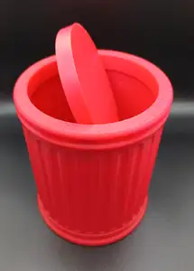Fluted Column Mini Trash Can