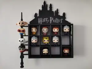 Harry Potter Funko Pop Kinder Joy with wand Stand/Shelf