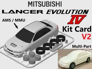 Mitsubishi Lancer Evolution 4 / Evo IV Kit Card
