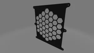 Voron V0.2 Full-height Rear Mesh Panel