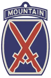 10th Mountain Div. Keychain