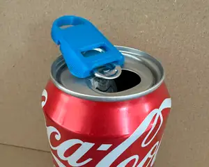 Soda can opener - with option to use as lid