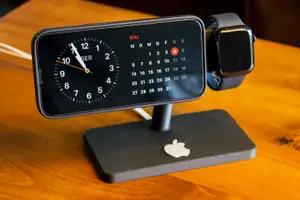 Magsafe charger stand for iPhone and Apple Watch