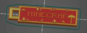 Přívěsek na klíče Minecraft (Keychain)