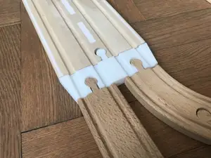 Double to 2 Single Tracks - Brio/IKEA Wooden Train Track