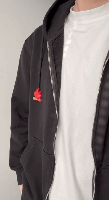 Hoodie Cord Lock - Campfire Edition