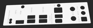 Back plate cover for MSI Edge B850I motherboard