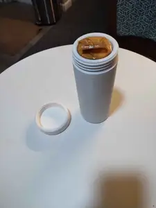 Tube with Threaded Cap for Ritz Crackers or Other Storage in the Kitchen