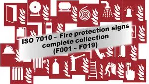 ISO 7010 - Fire protection Signs