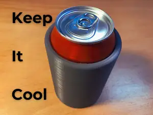 Beer Can Cooler (with air pockets for insulation)