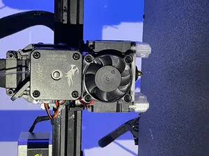 Simple Creality Ender 3 v3 KE triple 4010 fan mount