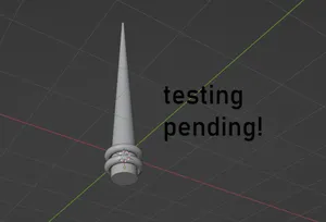 Fake Piercing Taper/Spike