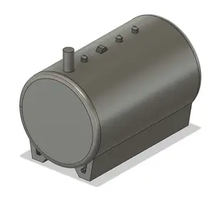 Basic 500 Gallon Fuel Tank • 1:64 Scale