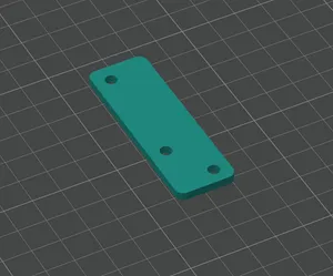 Reinforcement plate for bottom left bracket (Ender 3 V3 SE KE Gantry support)