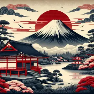 Mount Fuji Hueforge