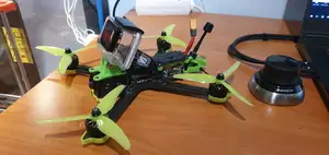 Iflight Nazgul V5 gopro, gps and tbs immortal T antenna