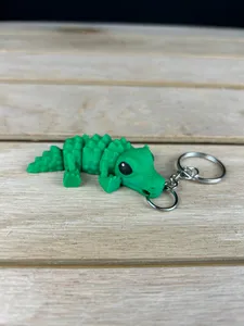 Gator Fidget with Movable Legs Keychain