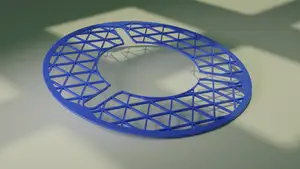 Separator filament coil spool compartments