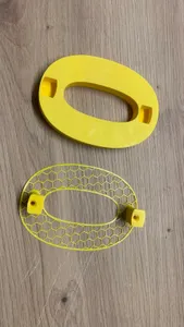 Housenumber with drilling template - Hausnummer mit Bohrschablone