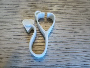 Nurse Stethoscope Keychain