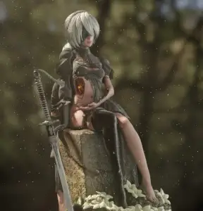 Nier Automata 2B Figure