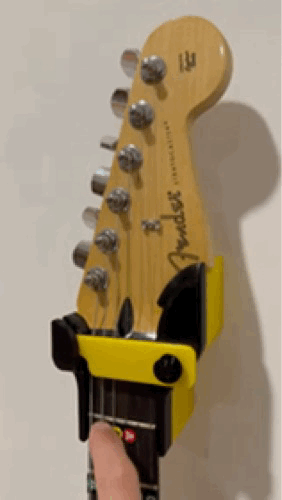 Stratocaster Wall Mount with lock and bottom bracket