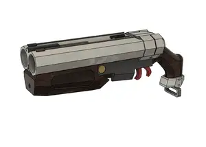 Jury-rigged Boomstick 40mm airsoft grenade launcher
