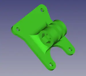 Drone FPV action camera support mount