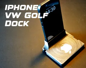 Volkswagen Golf elbow rest storage iPhone dock