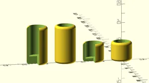 Flexibler Rohrendschutz / Flex Pipe End Cover / Anpassbares / Customizable OpenSCAD- Script