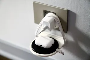 Wireless Charging Shelf for electrical socket