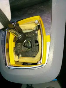 Ford C-MAX gear shift leather cover frame