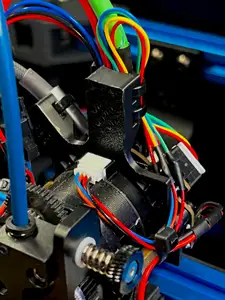 Mount with USB strain relief for EBB36 CAN V1.2 and HGX Lite extruder and similares