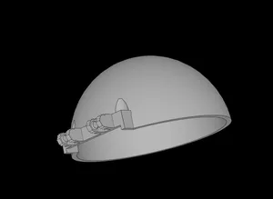 Lego Compatible (95198.dat) Windscreen 8 x 8 x 3.667 Dome Hinge Locking w/ 2 Dual Fingers