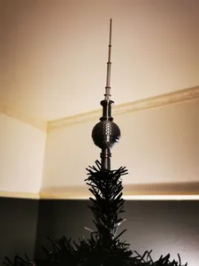 Berlin Television Tower Christmas Tree Topper