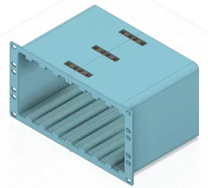 3U split body hard drive bay