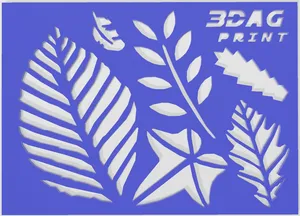 Stencil Plants for Drawing or Painting