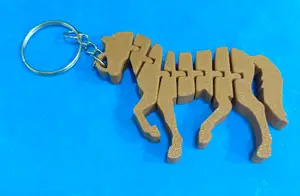 Articulated Horse keychain / Llaver caballo articulado