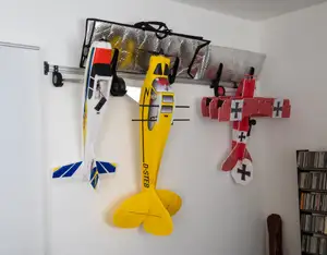 RC plane modular wall storage system