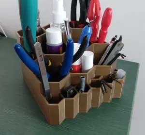 Honeycomb tool organizer
