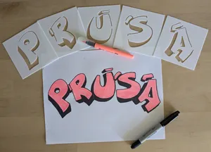 27 Graffiti Letter Stencils
