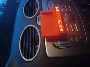 Universal CD-car slot PHONE holder, mount. Xiaomi Redmi Note 9S. Quick change!