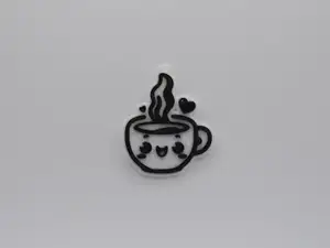Cute Cup of Coffee Keychain