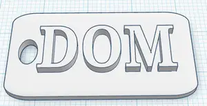 Keychain HOME, brelok do kluczy DOM